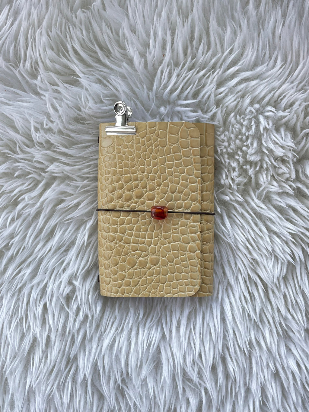 A6 yellow embossed
