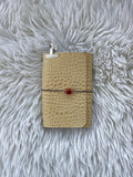 A6 yellow embossed