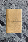 A5 yellow embossed