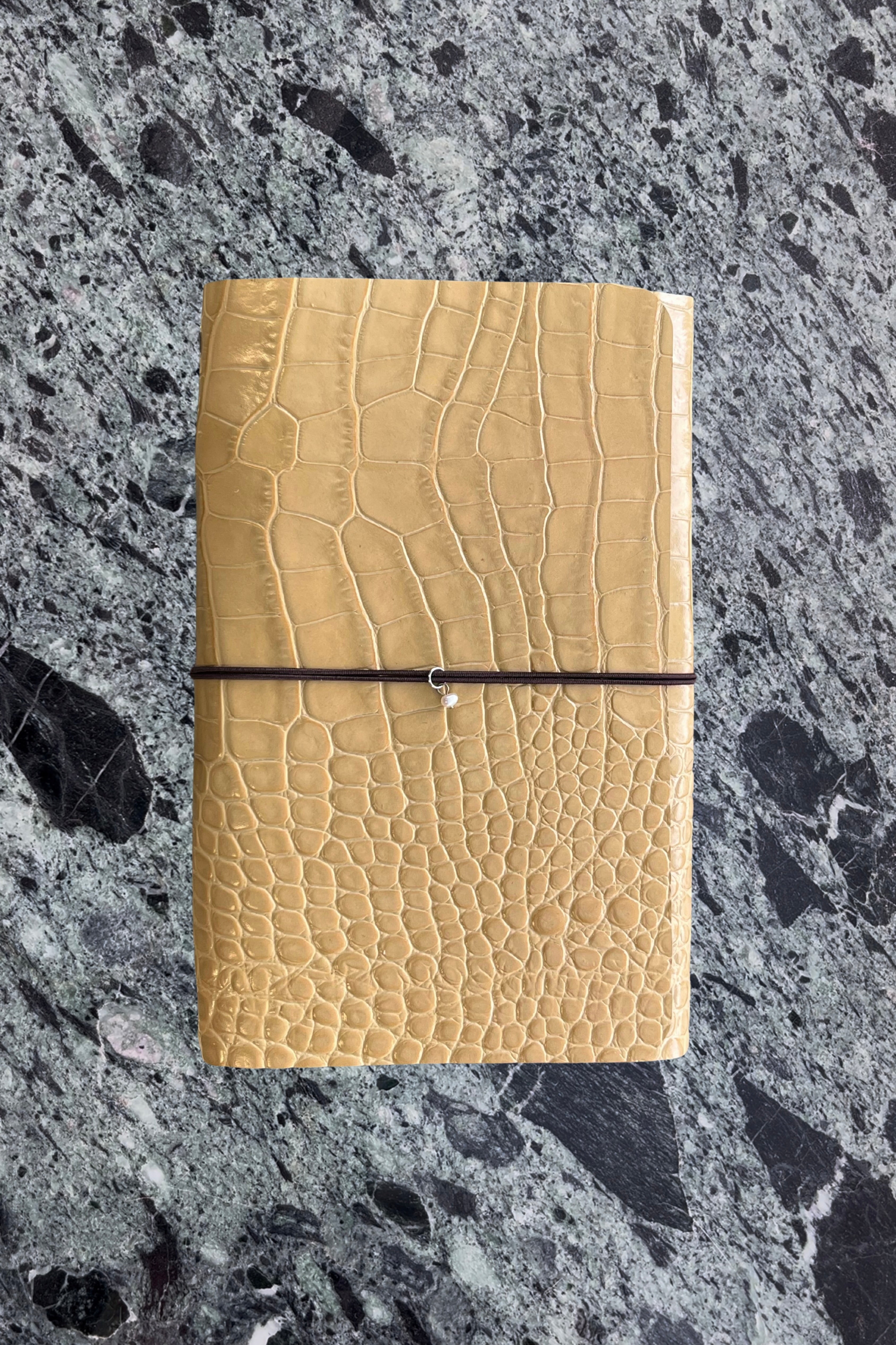 A5 yellow embossed